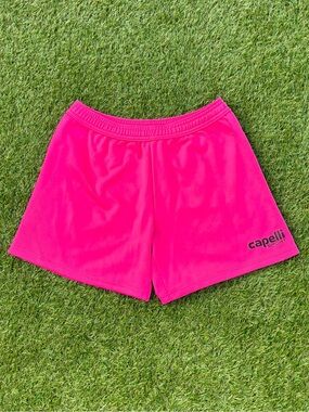 Capelli Sport Hot Pink Soccer Running Athletic Shorts XS